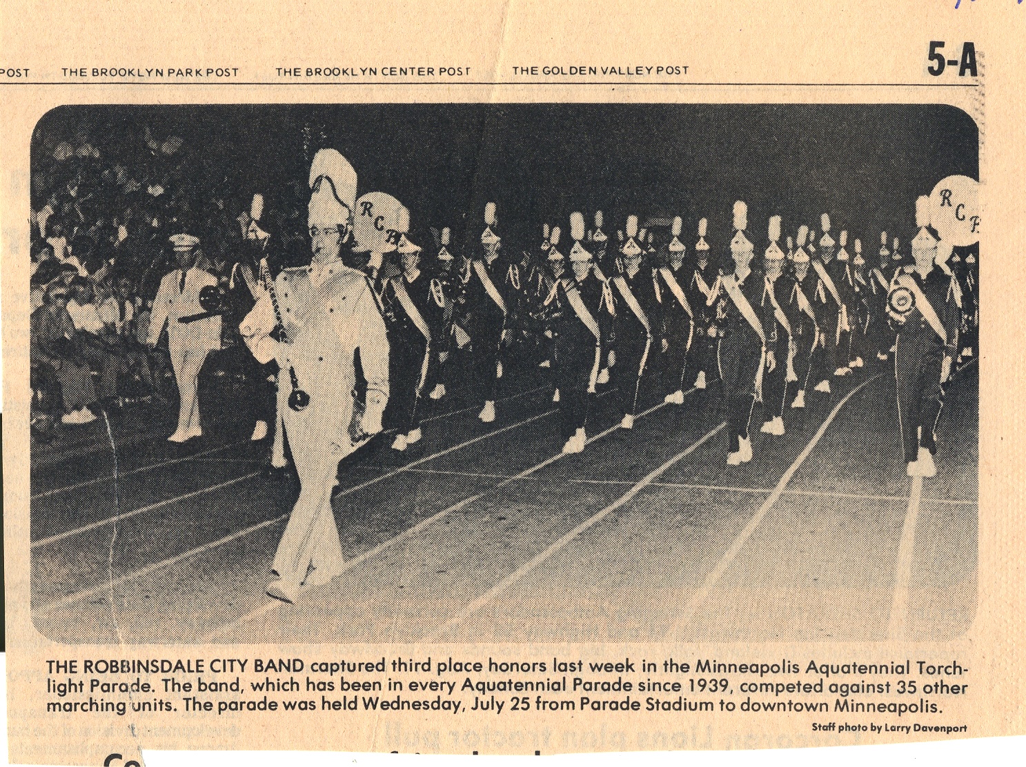 Aquatennial Torchlight Parade - 1979